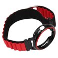 thumbnail image 3 of Correa de reloj con bucle tejido de nailon elástico con carcasa protectora de plástico para Google Pixel, carcasa negra, roja y negra y roja, 3 of 5