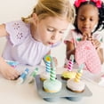 thumbnail image 3 of Melissa & Doug Bake and Decorate Wooden Cupcake Play Food Set - FSC Certified, 3 of 11