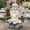 White, variant on Surpdew Solar Powered Resin Cherub Figurine Lamp Decorations White