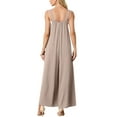 thumbnail image 5 of Cueply Jumpsuits for Women Casual Overalls Adjustable Straps Wide Leg Long Pants Rompers Outfits with Pockets, 5 of 6