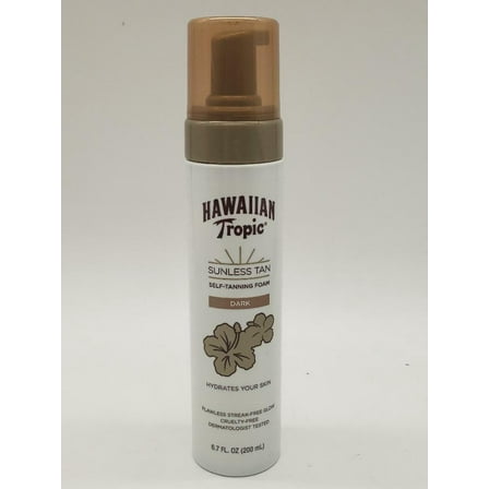 Hawaiian Tropic Sunless Tan Dark Self-Tanning Foam, 6.7oz