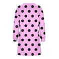 thumbnail image 3 of Summer Casual Dress,Ladies Fashionable and Casual Fall and Winter Round Neck Long Sleeved Printing Dress, 3 of 6