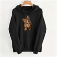 thumbnail image 5 of Molidfa Women's Realistic Cat Hoodie Cute Kitten Graphic Oversized Sweatshirt Top, 5 of 5