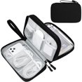 thumbnail image 1 of Bolsa organizadora de cables de viaje FYY Electronic, impermeable, negra, 1 of 7