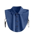 thumbnail image 3 of Baberdicy Women's Detachable Denim Collar, Layering Dickey for Sweater, Fall & Winter Fashion Blue Universal Fit, 3 of 6