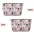 thumbnail image 2 of Picia Cat Printed Leather Travel Toiletry Bag,Cosmetic Organizer, Makeup Travel Bag, Durable Travel Pouch, Compact Toiletry Bag, Travel Accessories, 2 of 6