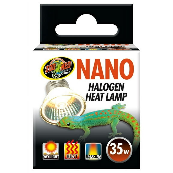 Zoo Med Nano Halogen Heat Lamp [Reptile Day Bulbs, Reptile Halogen Bulbs, Reptile Infrared and Heat Bulbs, Reptile Supplies] 35 watt