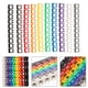 thumbnail image 3 of 100 etiquetas multicolor para cables, identificadores de cables, hebillas, marcadores de cables, 3 of 7
