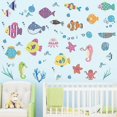 thumbnail image 4 of A Set Of Sea Fish Wall Decals Wall Stickers Wall Decor Removable Sticker For Living Room Bathroom Kid's Room, 4 of 5