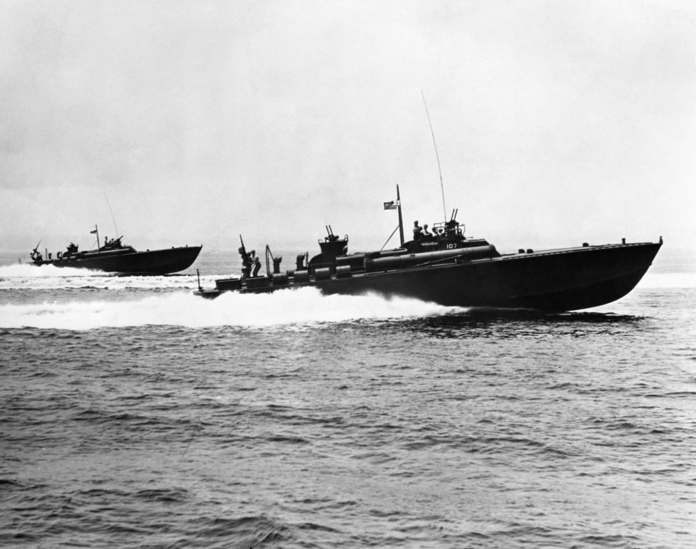 World War Ii Pt Boat Npt-107 Flagboat Of The 15Th Division Squadron 5