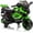 Green, variant on 6V Ride-On Motorcycle, Battery-Powered Electric Vehicle with Treaded Tires, Headlight, Horn, Music, Training Wheels, Stable 2-Wheel Electric Motorcycle, White