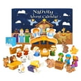 thumbnail image 3 of BESTSKY 2026 New Little People Advent Calendar Nativity Advent Calendar Kids Christmas Story Nativity Playset Christian Advent Calendar for Toddlers 25Pcs Nativity Scene Set Toys for Children, 3 of 6