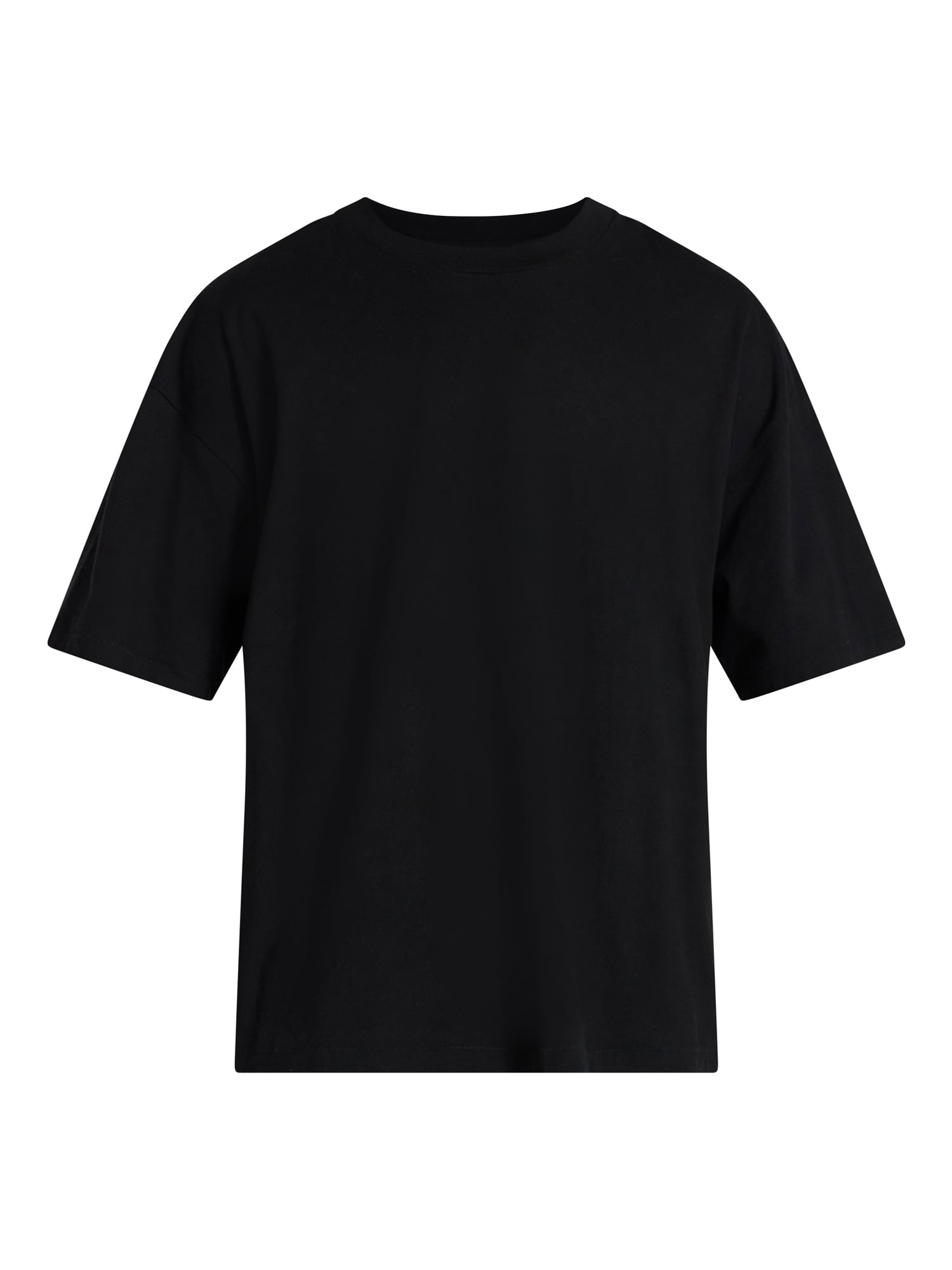 No Boundaries Men's Oversized Boxy Tee with Short Sleeves, XS-4XLT