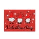 thumbnail image 1 of Día de San Valentín Alfombra Love Living Room Dormitorio Felpudo Holiday Floor Mat Gift Mat 80x120CM Wmkox8yii HFSH6338, 1 of 1
