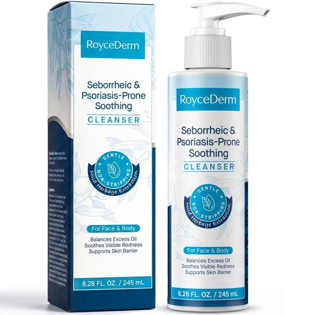 Gel limpiador facial y corporal Roycederm 245 ml sin fragancia