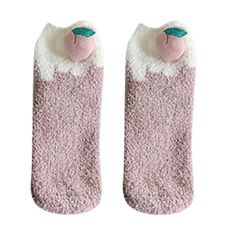 

Qazqa Womens Winter Socks Autumn And Winter Mid Tube Socks Coral Thickened Warm Stockings
