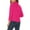 Hot Pink, variant on ZJXFGS Women's Ruched 3/4 Sleeve Blazers Women's Work Office Blazer Stretch Lapel Collar Long Sleeve Jacket Suit Blazer Black 2XL