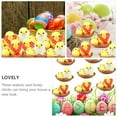 thumbnail image 4 of Zoyueyie 12pcs Chicks Set Chicken Figures Figurines Farm Statues Table for Kids Party Favors, 4 of 10