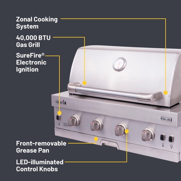 Charbroil® Medallion Series™ 4-Burner Built-in Gas Grill