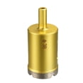 thumbnail image 1 of Uxcell Brocas de núcleo de diamante sinterizado de 38mm para concreto y piedra tono dorado, 1 of 4