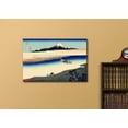 thumbnail image 3 of wall26 - Canvas Wll Art - Tama River in Musashi Province by Japanese Artist Hokusai - Thirty-six Views of Mount Fuji Series - Giclee Print and Stretched Ready to Hang - 16"x24", 3 of 5