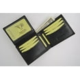 thumbnail image 6 of New Cavelio High Quality Mens Genuine Leather Flap Up ID Card Holder Bifold Wallet 730053 (C), 6 of 14