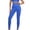 Blue, variant on High Waisted Leggings for Women Buttery Smooth & Soft Women's Leggings Solid Yoga Blue M