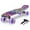 Purple Star, variant on Yiomxhi Skateboards, 22" Complete Skateboard, Mini Cruiser Skateboard for Kids Boys Girls Teens Beginners with Colorful Flashing Wheels Skate Tool, Kids Children's Day Gift