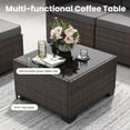 thumbnail image 3 of STARY 7 Pieces Outdoor Conversation Set, Patio Sectional PE Rattan Furniture Set for Backyard, Grey, 3 of 8