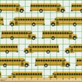 thumbnail image 2 of Ambesonne School Bus Fabric by the Yard Upholstery, Transportation Vehicle, 5 Yards, White Earth Yellow, 2 of 5