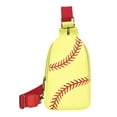 thumbnail image 4 of Bolso de pecho de rugby Mochila de hombro Mochila de pecho de rugby de moda Mochila Amarillo Jinwen Bolsa de pecho para hombres, 4 of 8