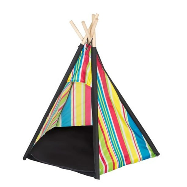 Pacific Play Tents Cozy Pet Teepee Dog House, Small, 26