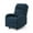 Navy Blue/Black, variant on GDF Studio Amallie Contemporary Fabric Rocking Recliner, Dark Gray