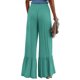 thumbnail image 3 of Txlixc - Pantalones de salón para mujer, holgados, cómodos, de pierna ancha, con parte inferior con volantes, de talle alto, sueltos, informales, para trabajo Txlixc Casual, 3 of 5