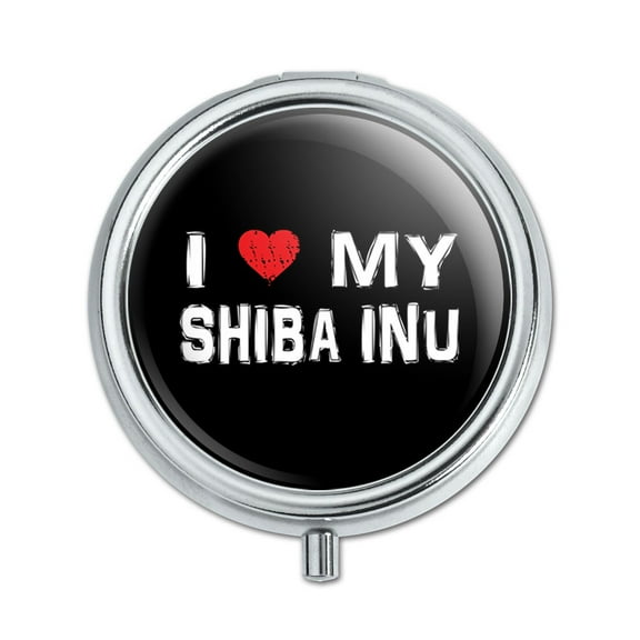 I Love My Shiba Inu Stylish Pill Box