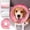 Pink, variant on Donut-Shaped Pet Elizabeth Collar – Plush Recovery Cone for Dogs and Cats, Adjustable Protective Neck Pillow for Grooming and Post-Procedure Comfort, Breathable Pet Headgear Pink