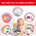 thumbnail image 4 of 68 PCS Alphabet & Letters Wall Decals, Self-adhesive Vinyl Stickers-Letter, Weather, Number, Animal, Shape & Color, Educational ABC Letter Room Decors for Playroom, Classroom, Bedroom, Nursery, Wall, 4 of 7