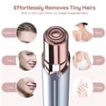 thumbnail image 3 of Dispositivo de depilación facial gurelax para mujer con 2 cabezales, 3 of 6