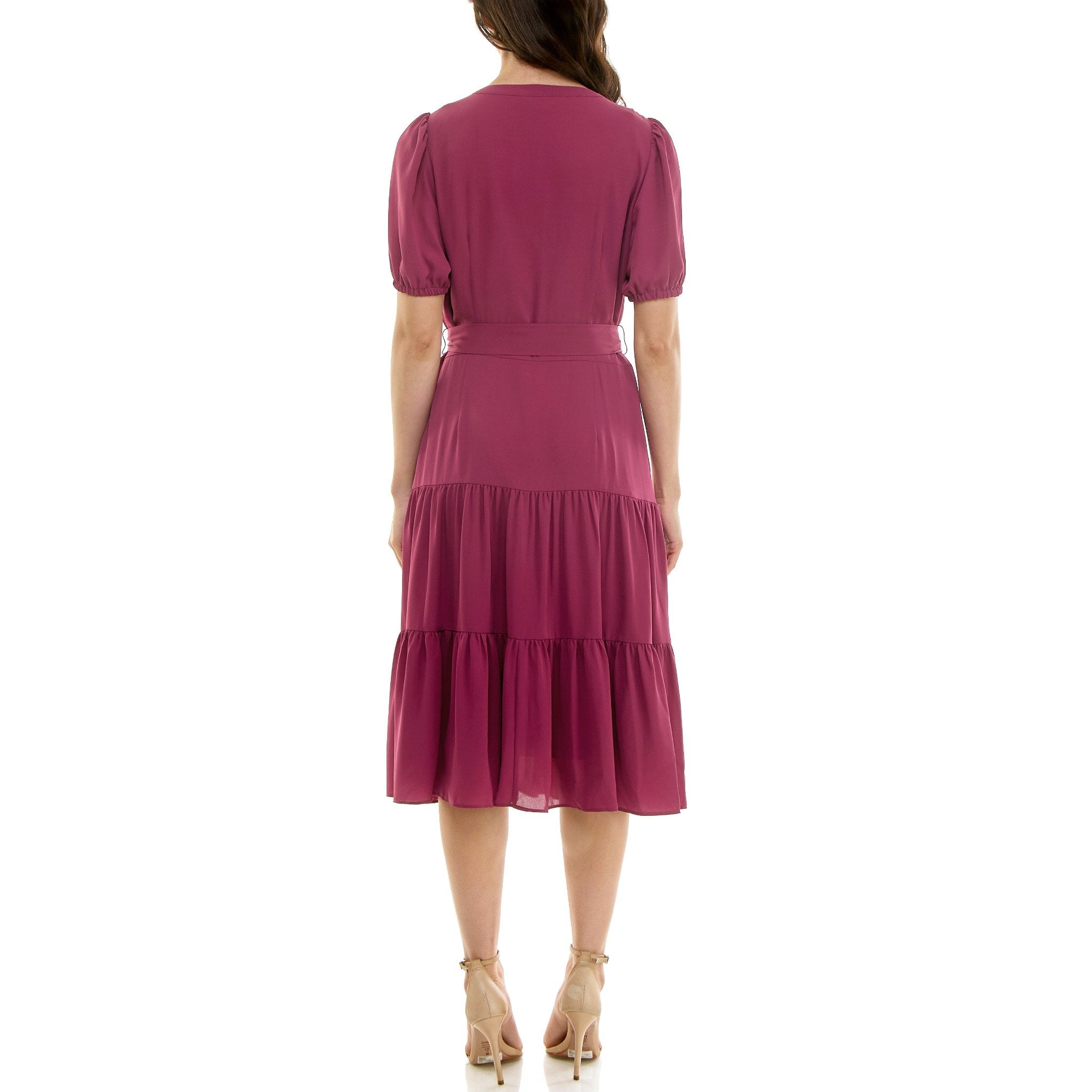 Nanette Lepore Women's Puff Sleeve Lace Midi Dress, Sizes XS-XXXL