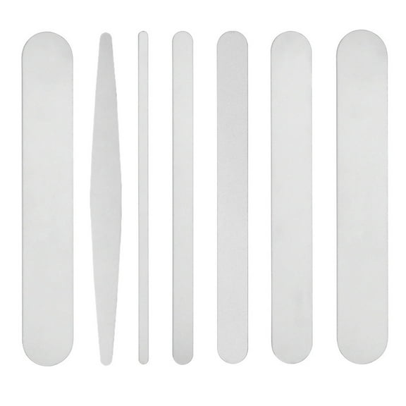 DIY Leather Bracelet Making Kit - 16cm Stainless Steel Core with 7PCS Leather Inserts