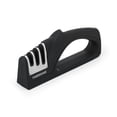 thumbnail image 4 of Farberware Edgekeeper 3 Stage Handheld Kitchen Knife Sharpener in Black, 4 of 10
