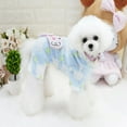 thumbnail image 1 of Pet Pajamas Leisure Elephant Pattern Stitching Four-legged Hoodie Dog Clothes, 1 of 8