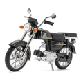 thumbnail image 5 of Modelo de motocicleta de aleación Honda con sonido y luz, adornos de motocicleta vintage antiguos, 5 of 5