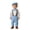 A-Sky Blue59, variant on OSOLU Toddler Baby Boys Clothes Suits Gentleman Long Sleeve Dress Shirts And Suspenders Pants With Hat 3 Piece Set 3-24M Comfy Outfit