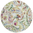 thumbnail image 2 of Addison Rugs Chantille Indoor/Outdoor Transitional Paisley Ivory Washable Round Rug, 8' x 8', 2 of 6