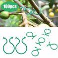 thumbnail image 3 of 100 Pcs Clip de Plante de Jardin Réutilisable Fruits Tomate Vigne Support de Croissance Sangles, 3 of 9