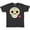 Vintage Black, variant on Inktastic DÃ­a De Los Muertos Skull with Flower T-Shirt