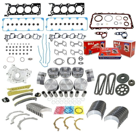 DNJ EK4154AM Master Engine Rebuild Kit Fits Cars & Trucks 2002-2004 Ford Mustang 4.6L SOHC V8 16V 281cid VIN X