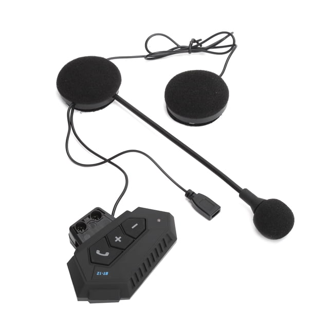 Helmet Headphone, Headphone Comfortable Without Pinching Ergonomial Voice Prompt With Stereo Sound For Motorcycle