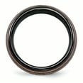thumbnail image 2 of Edward Mirell Black Ti Domed Anodized Copper Color Band Size 10, 2 of 4